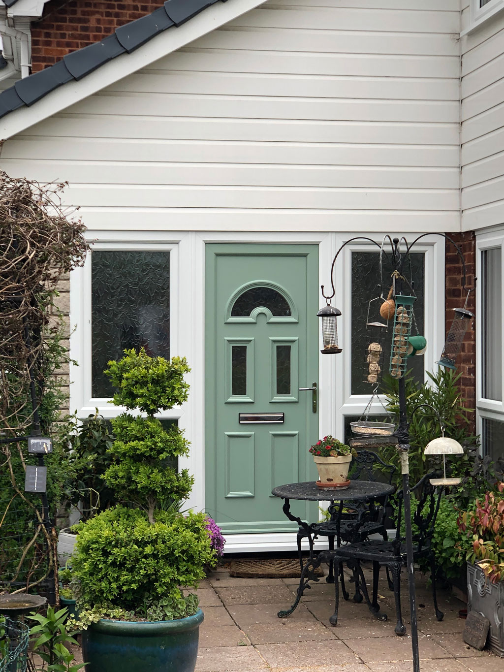 Home Makeover: New Chartwell Green and White uPVC Doors, Replacement Casement Windows