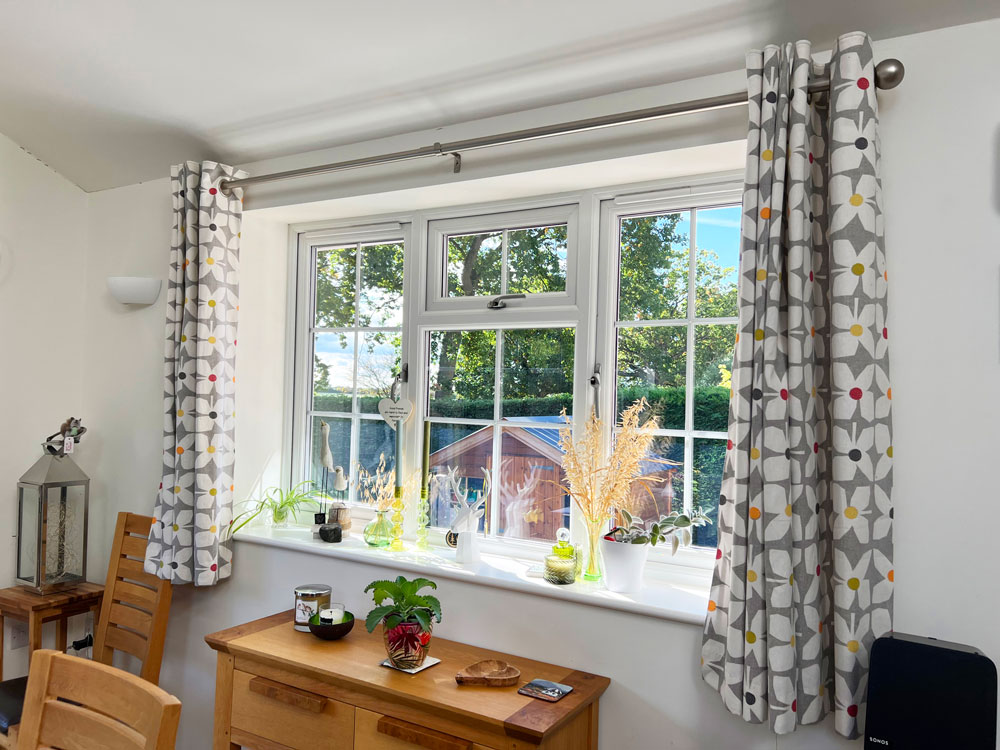 White uPVC window