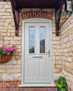 pebble grey composite door