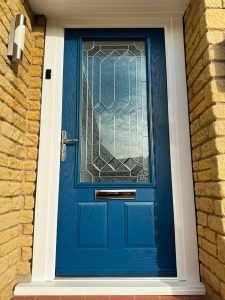 Blue Green Composite Door