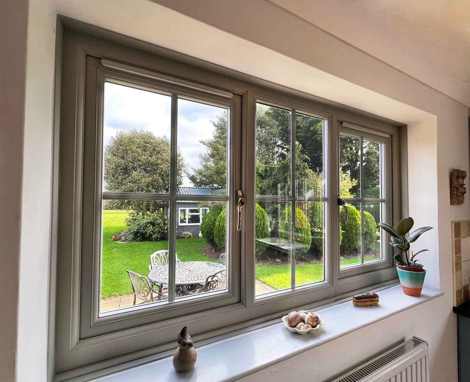 Sage Green uPVC Windows