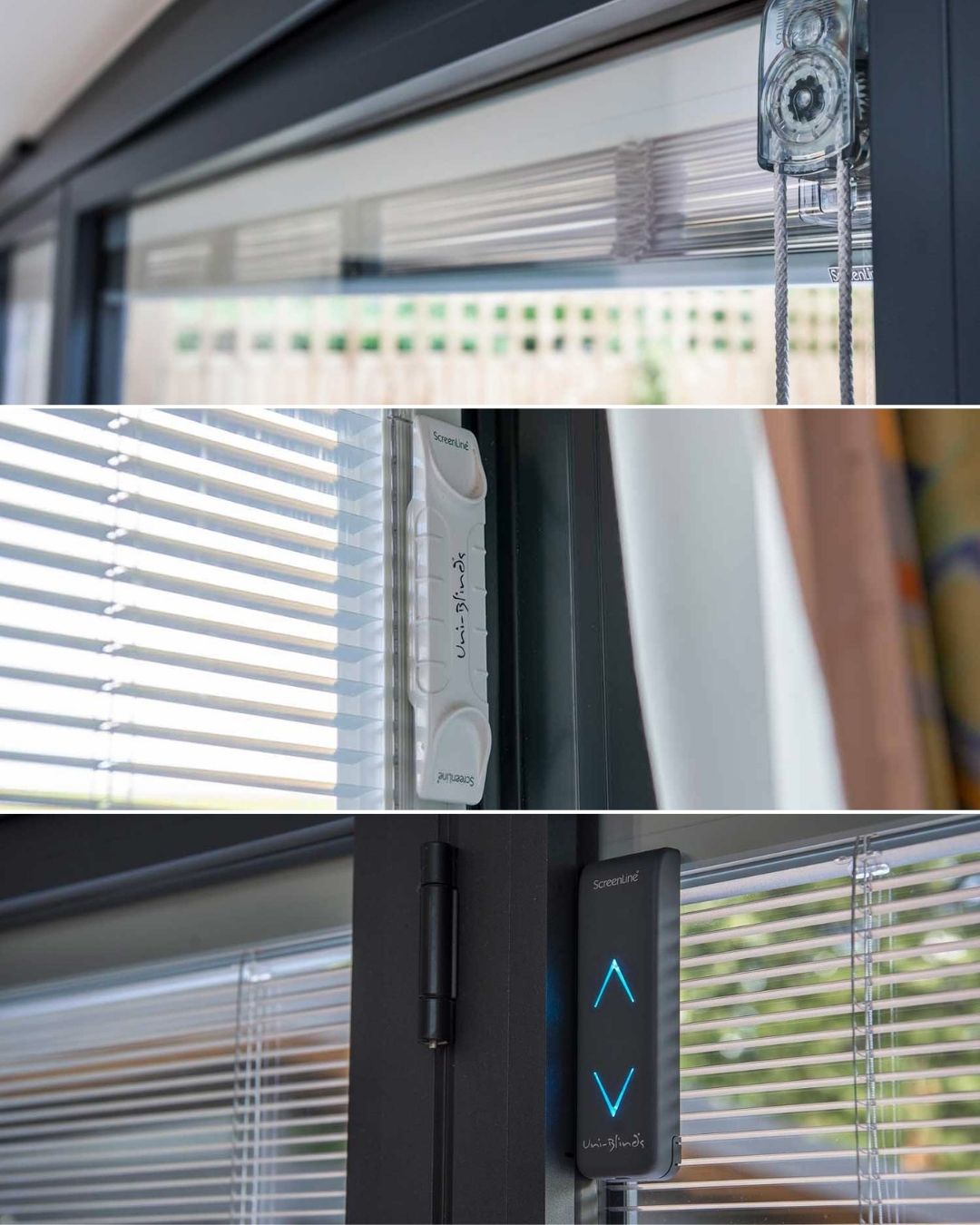 windows with built in blinds