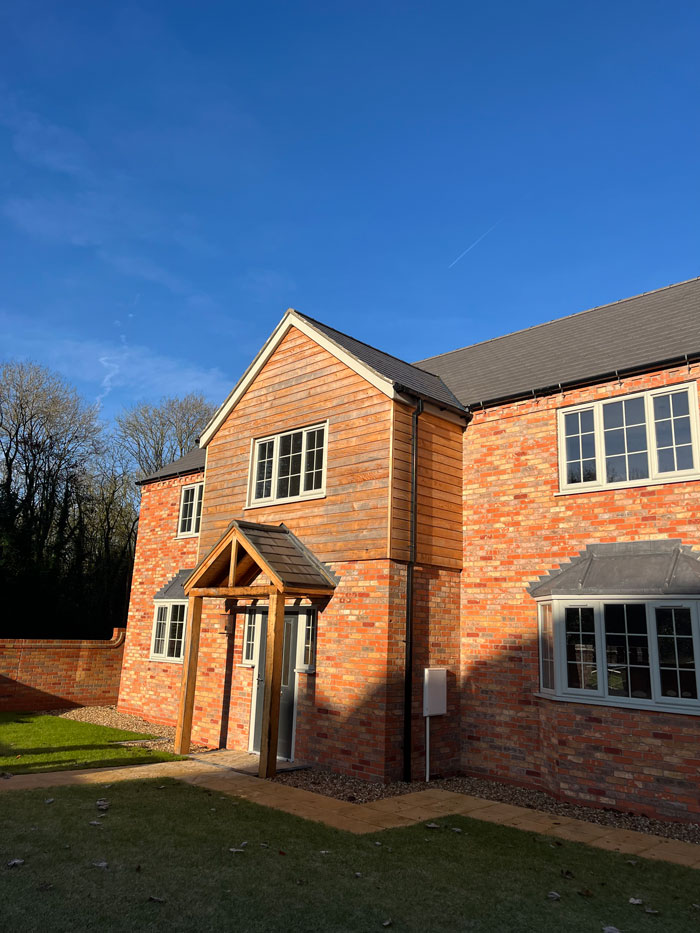 Aluminium Bifolds, Composite Door and Agate Grey Casement Windows
