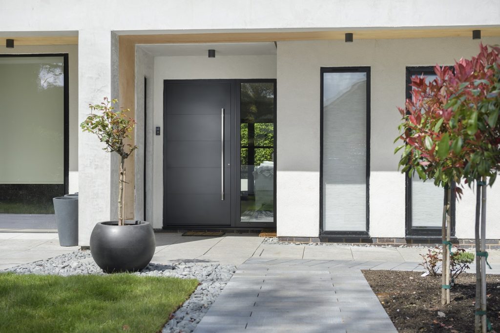 contemporary aluminium entrance doors 2-200 in Nottingham