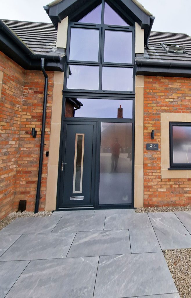 aluminium entrance doors
