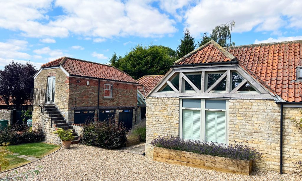 Aluminium Windows Barn Conversion Property Pebble Grey