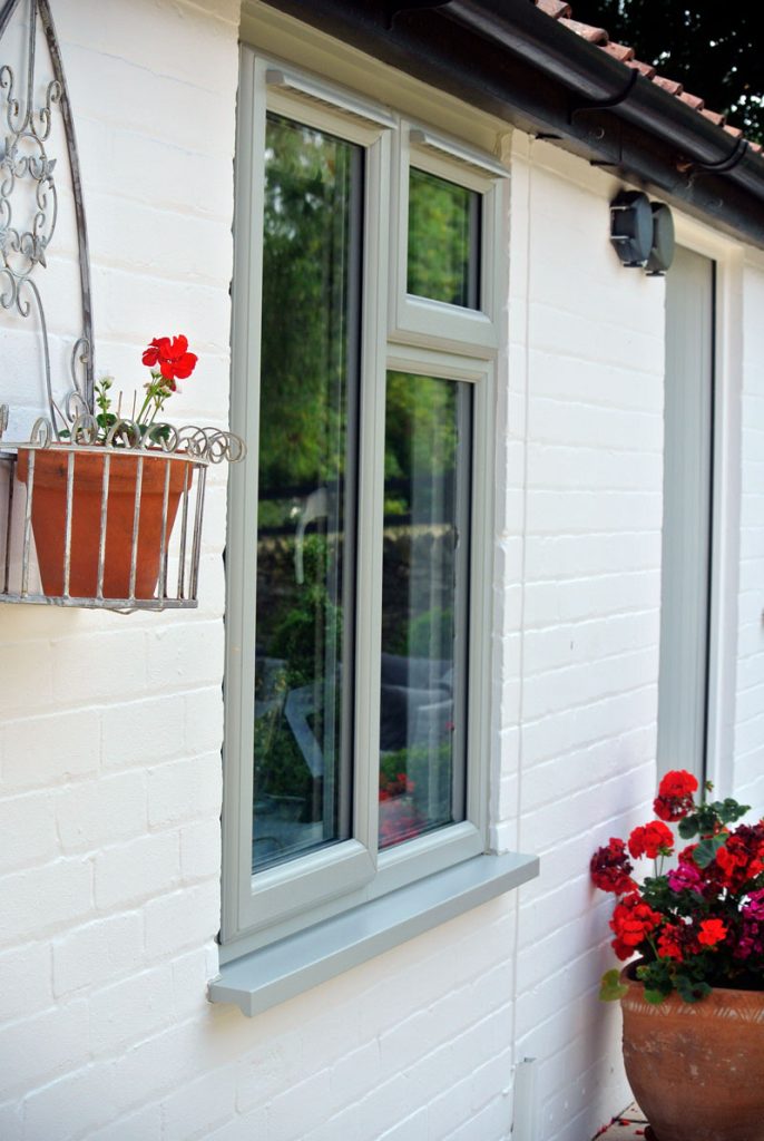 agate grey casement window