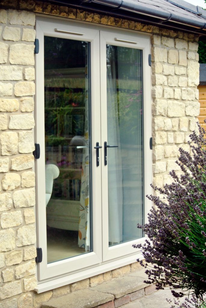 claystone french doors