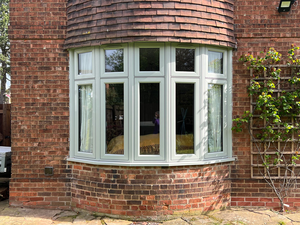 agate grey flush casement bow
