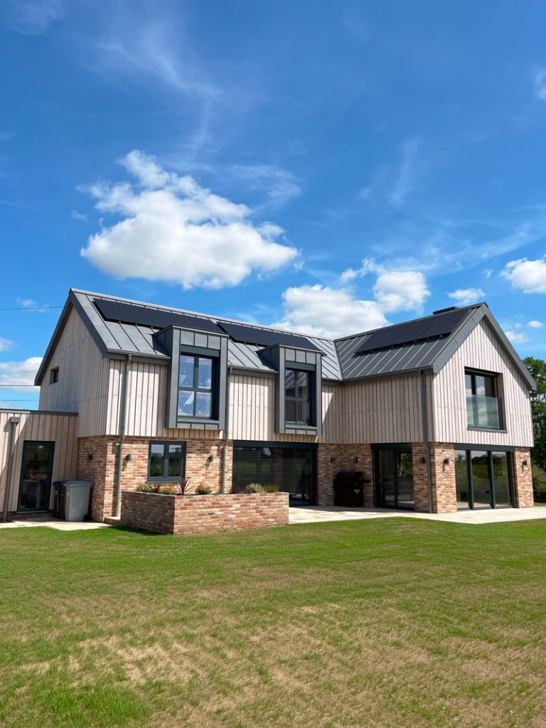 eco friendly house modern windows