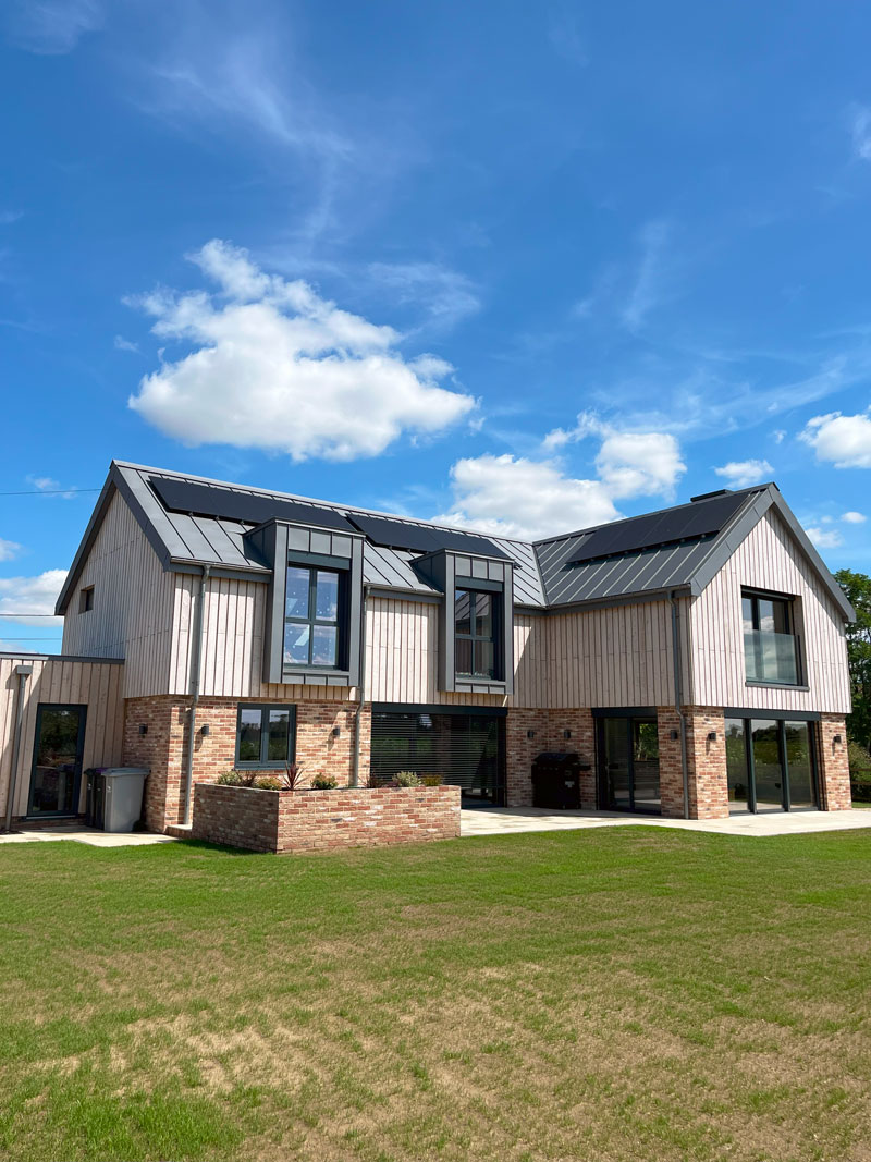 Modern Home with Aluminium Windows and Sliding Doors
