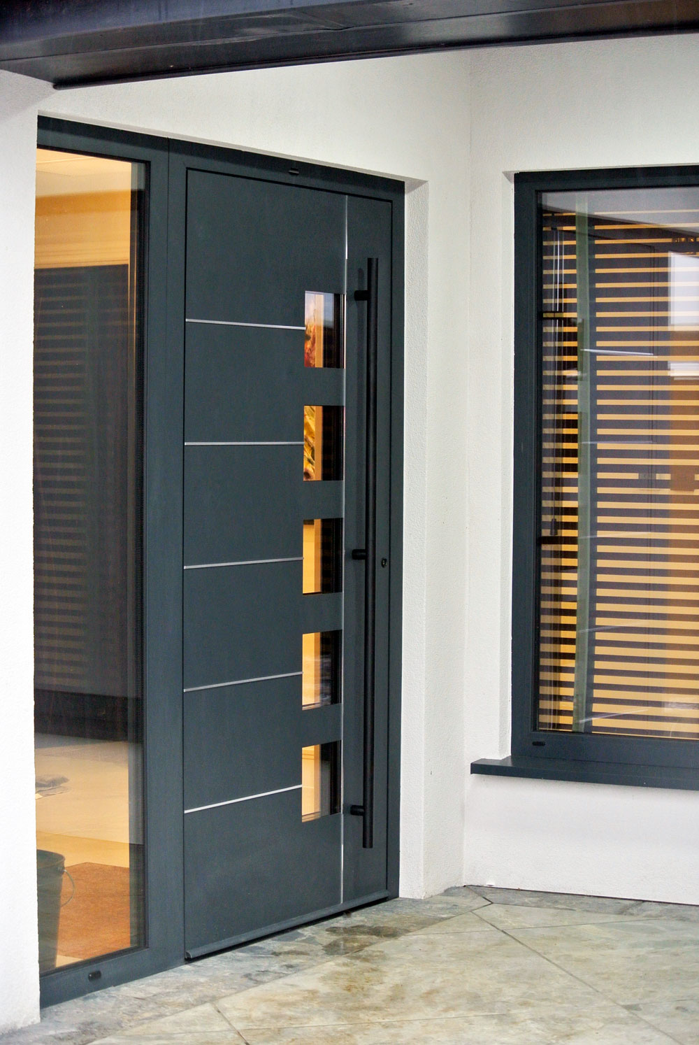 Anthracite Grey Aluminium Spitfire Front Door