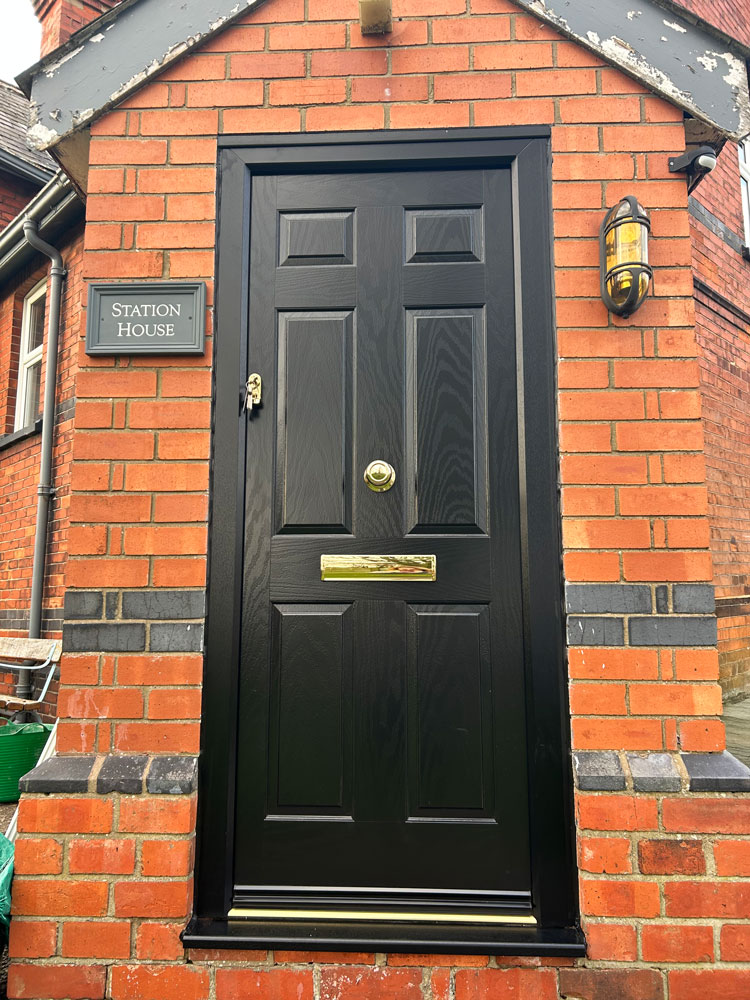 Black Composite Door Transformation