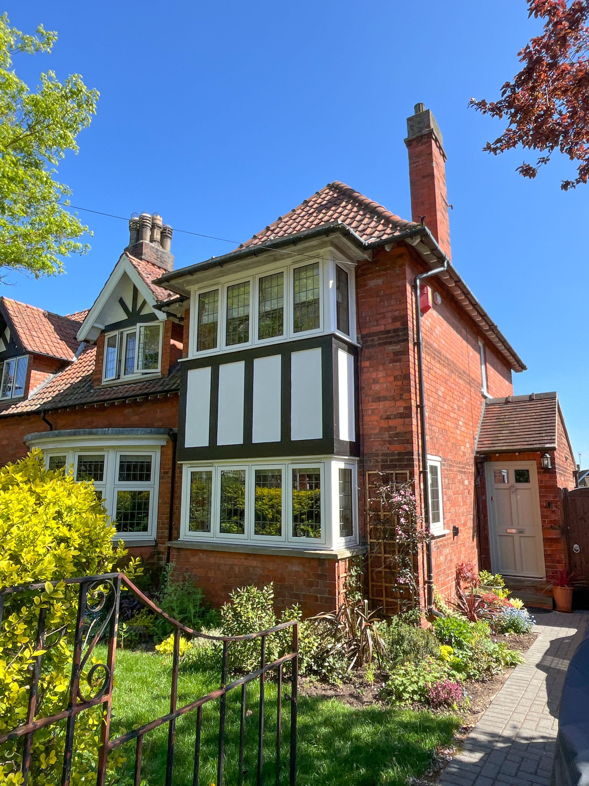 Heritage Style Windows and Pebble Grey Front Door