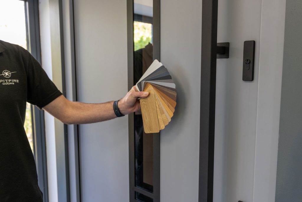 colour options for aluminium front door