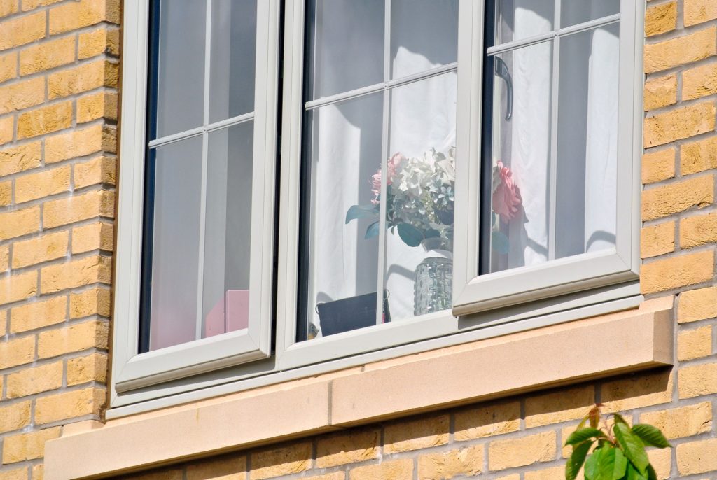 Agate grey casement windows